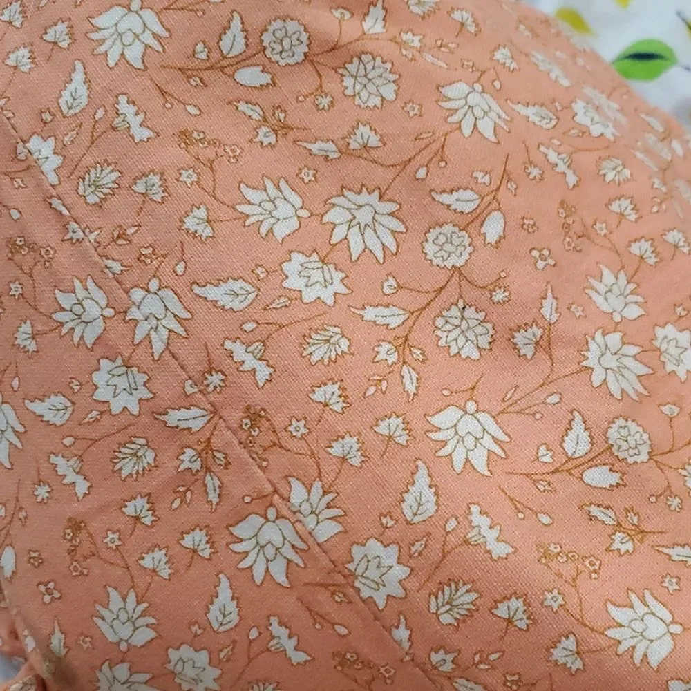 Target Peach Floral Women's Hobo Bag Adjustable Shoulder Tie